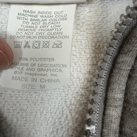 Majestic Illinois Fighting Illini Football 1/4 Zip Pullover Men's Medium Grey - Picture 5 of 6